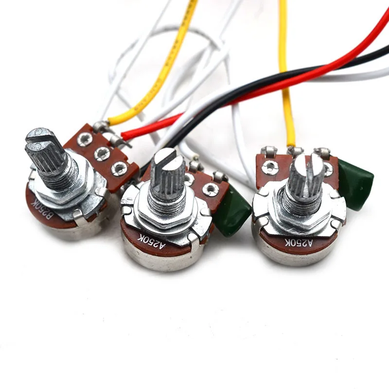 Звукосниматель электрогитары предварительно смонтированный монтажный жгут 5