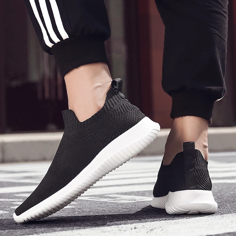shoes men Male Sneakers chunky Breathable Sock Casual Flats Loafers sports fashion trainers tennis masculine new cushion sale | Обувь