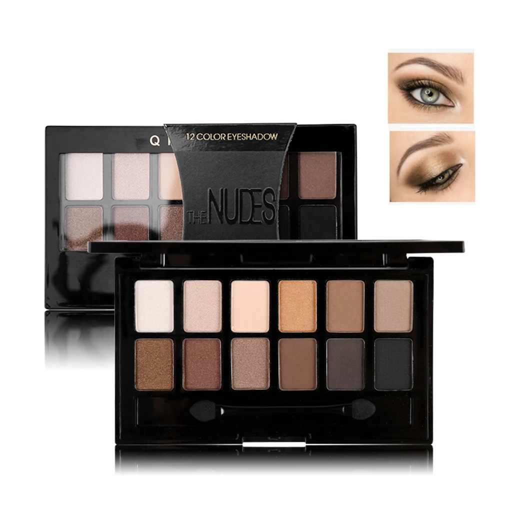 BGVfive12 цветов Обнаженная земля Цвет Тени для век Палетка с дымчатыми оттенками