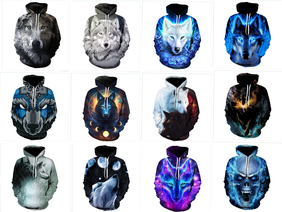 Мужской пуловер с 3D принтом anime_отбеливатель толстовка капюшоном и передним