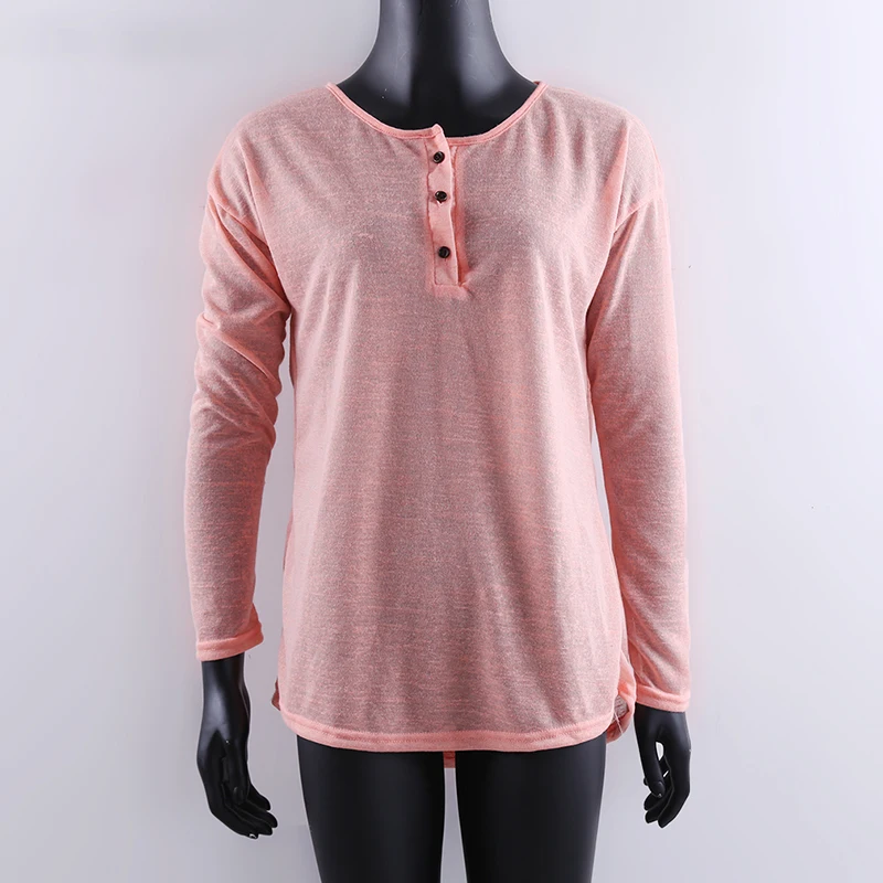 Новинка Весна Осень Женские рубашки одежда тонкий длинный рукав рубашка хлопок v