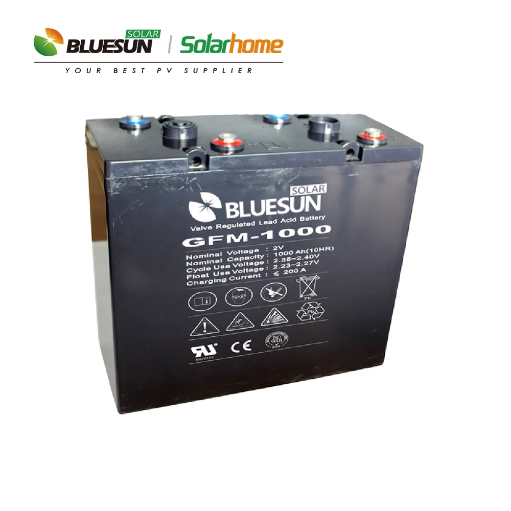 

car battery 2v 1000ah gel agm deep cycle solar battery for storage system