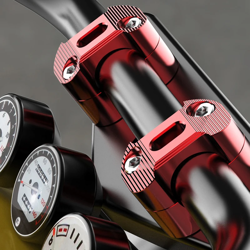 2 шт. CNC 28 мм алюминиевый сплав для внедорожника мотоцикла зажимы руля переходник