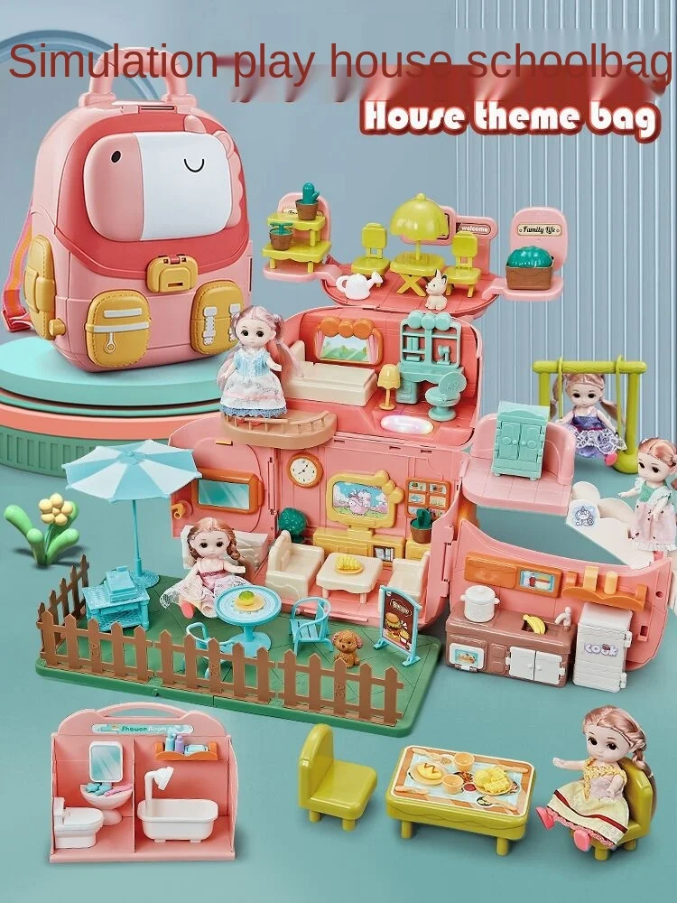 

Toy Girls Playing House Princess Doll House Children's Birthday Gifts