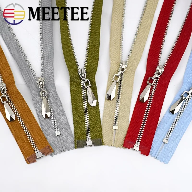 Meetee 2 шт. 15/20 см туфли на молнии с закрытым концом 40/50/70 открытым 3 # металлическая