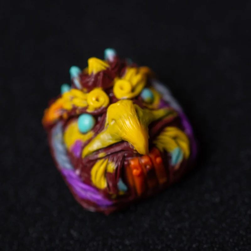 

Колпачок для клавиш ручной работы из смолы, 1 шт., для переключателей MX, механическая клавиатура, оригинальная колпачок для клавиш crow