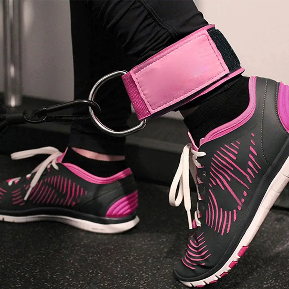 Фитнес силовые тренировки ног кольцо на лодыжки ремень комплект эластичных лент