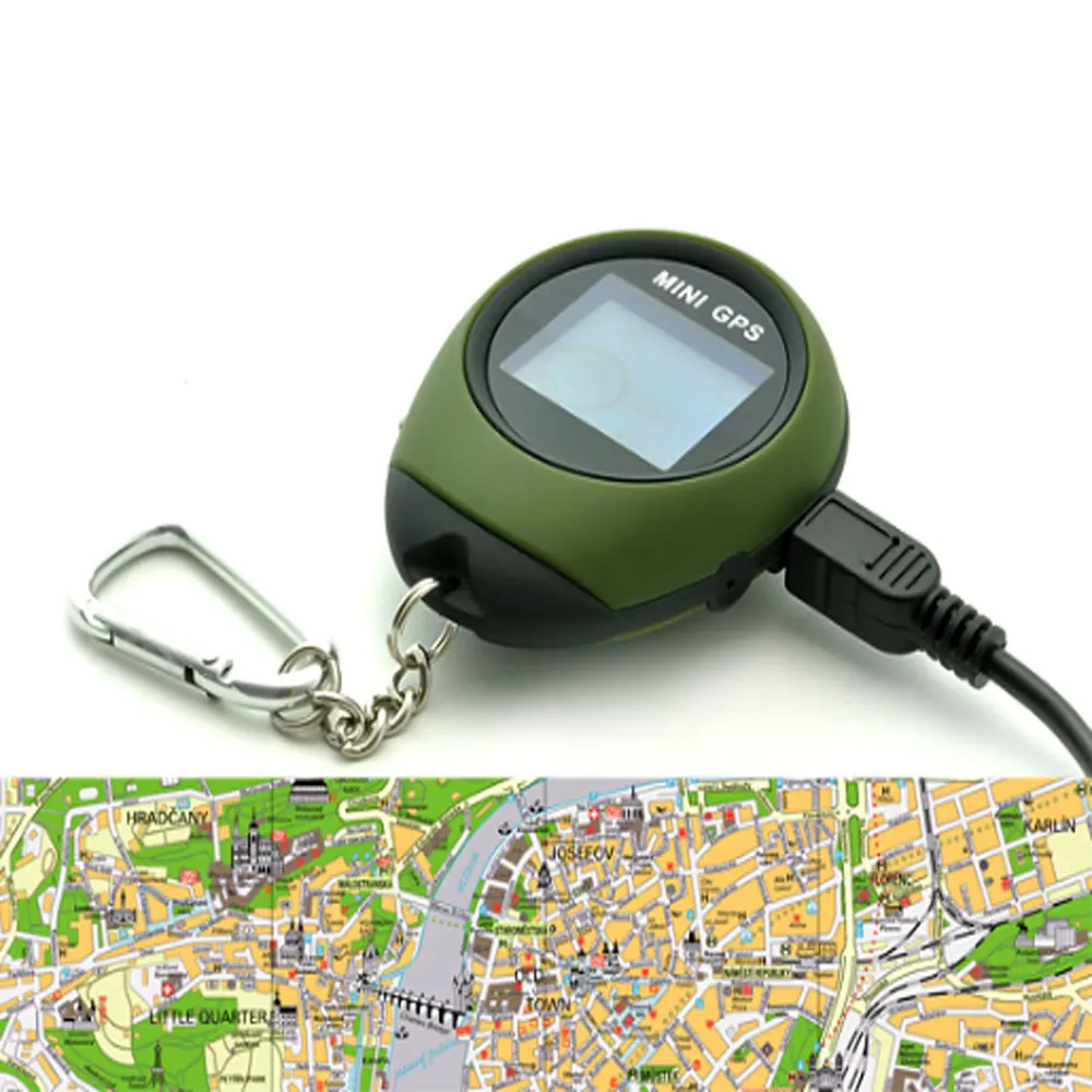 Мини gps навигационный локатор USB Перезаряжаемый цифровой приемник трекер регистратор ручной брелок с компасом для путешествий на открытом воздухе