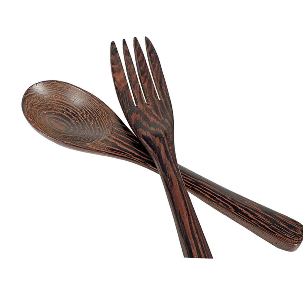 Ложки и вилки деревянная ложка эко посуда натуральный эллипс деревянной ковш для