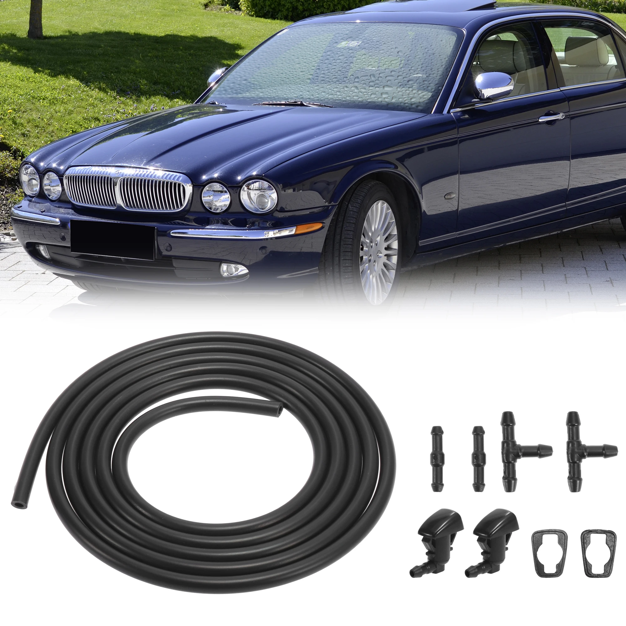 

Uxcell 7 шт. Жидкостная насадка дворника для Jeep Grand Cherokee 55079049AA