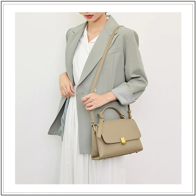 

Fashion Casual Handbags Shoulder Bags For Women 2020 Ladies Luxury Designer Retro Genuine Leather Crossbody Flap Bag