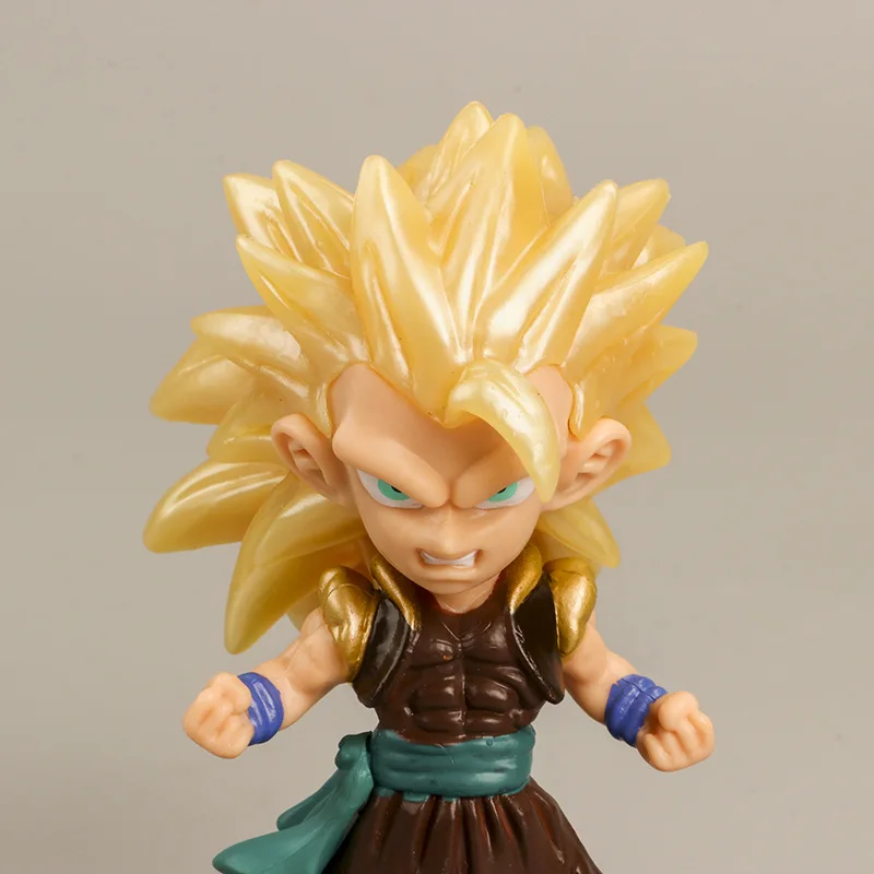 

Second-generation 7 Dragon Ball Figures Super Saiyan Monkey King Vegeta Gogeta Doll Cake Car Decoration Christmas Birthday Gift