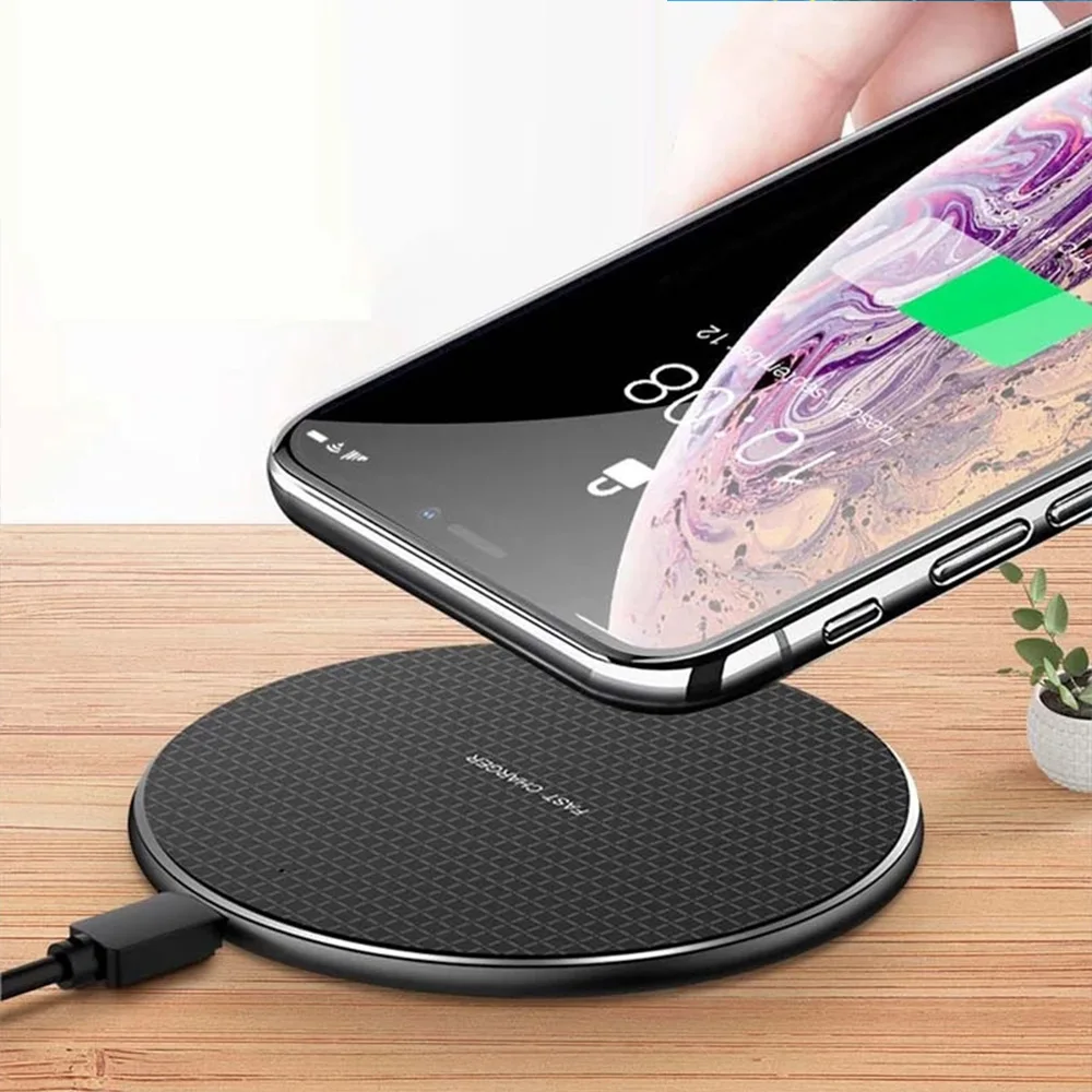 QI Charging Power Wireless Charger For Samsung Galaxy Note 20 Ultra 5G 10 Fold 2 Flip 3 S21 Plus Charge Pad Case Phone Accessory | Мобильные