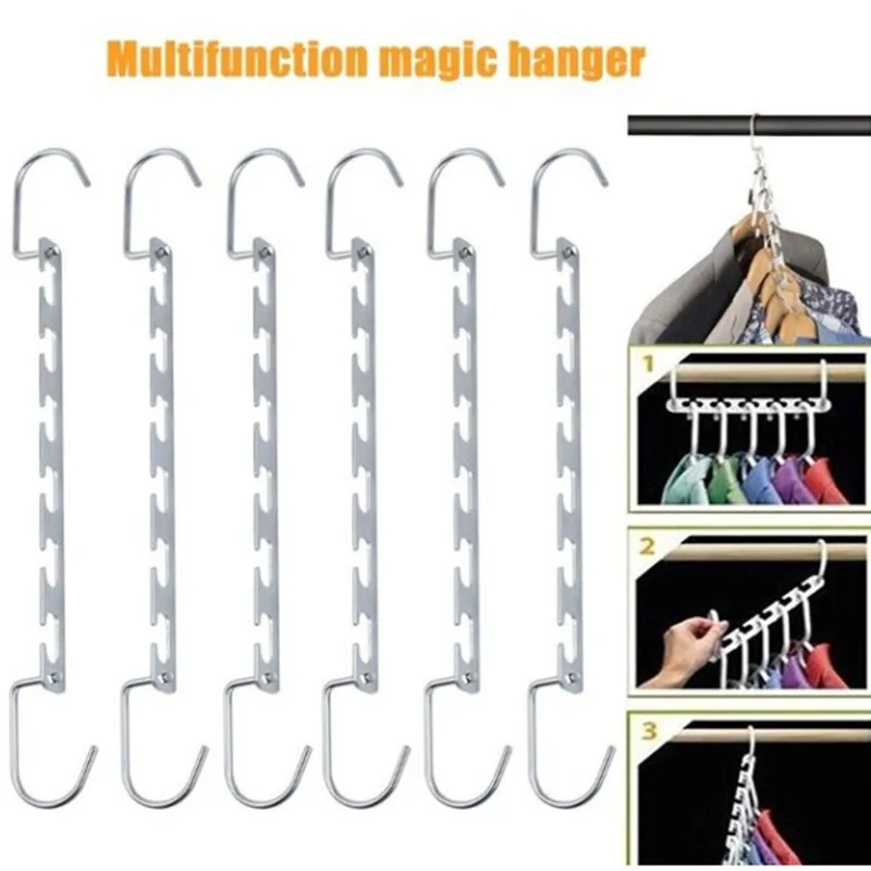

Magic hanger multi-functional folding plastic, metal drying rack hotel house hangers