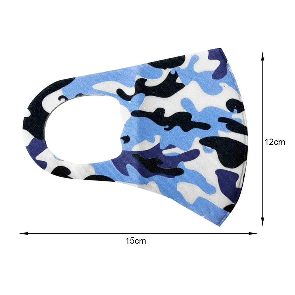 

Children Mask Kids Camouflage Printing Washable Dustproof Face Cover Outdoor Face Protection Reusable Mask Facemask Mascarillas
