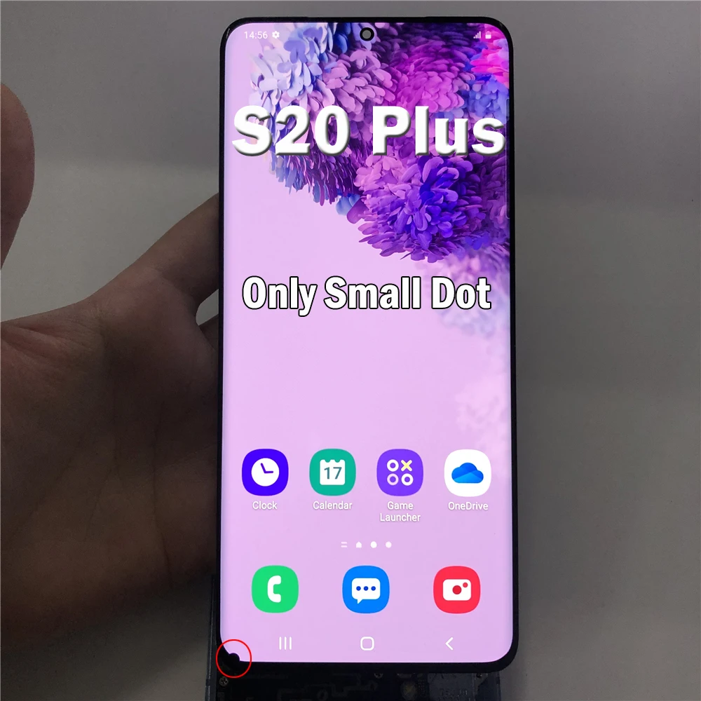 Один выбор маленькая точка для Samsung Galaxy S20 Plus G985 G985F G985F/DS ЖК-дисплей сенсорный