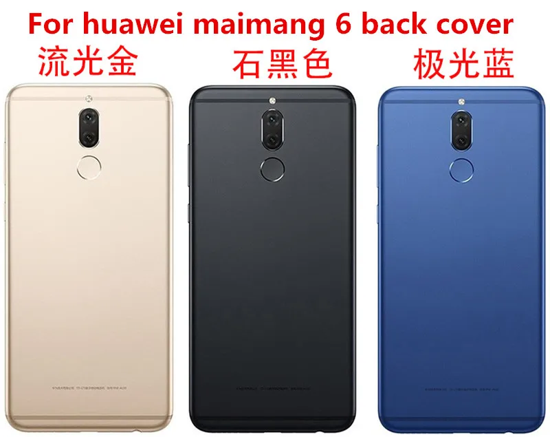 

Origianl For Huawei Mate 10 Lite/ Maimang 6 / G10 RNE-AL00 / G10 Plus/RNE-L22 Back Battery Housing Door Cover +with fingerprin