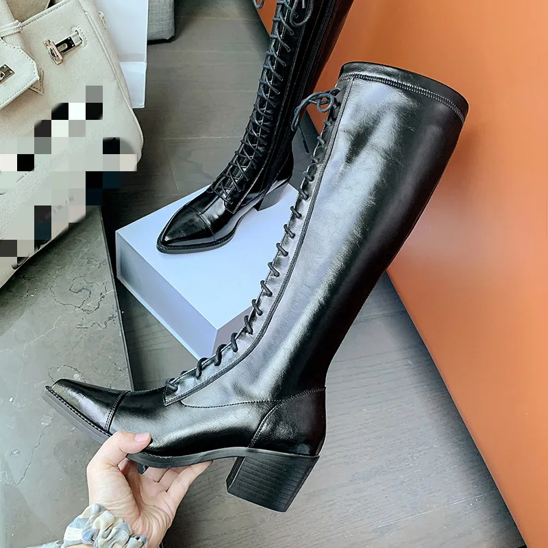 MKKHOU модные короткие сапоги женские новые высококачественные кожаные с острым