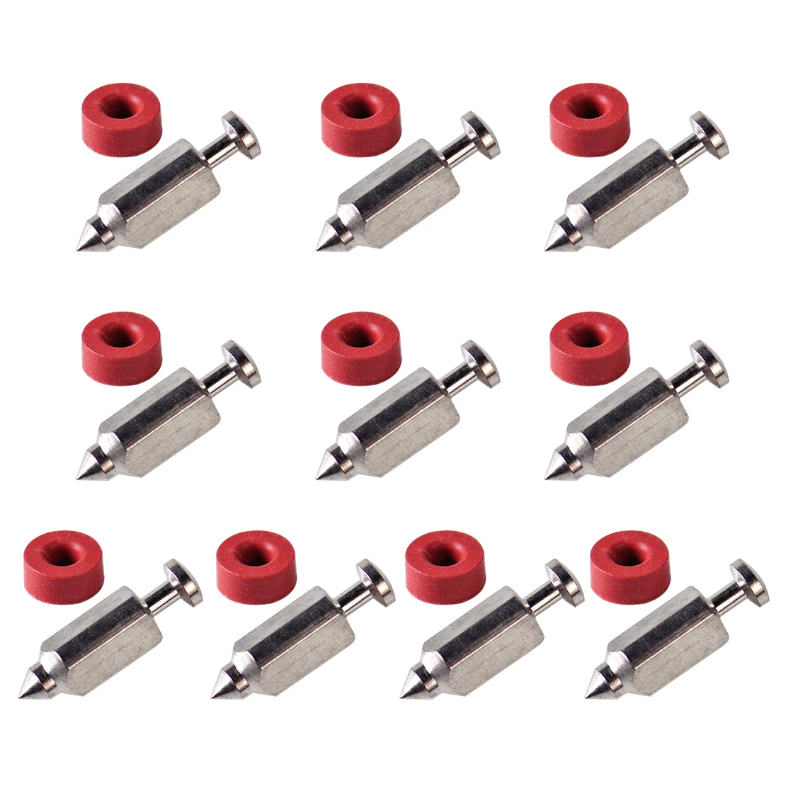 

LETAOSK 10 Set Carburetor Carb Float Valve Needle Seat Kit fit for Briggs & Stratton 398188 281144 90700 91700 99700 Accessories