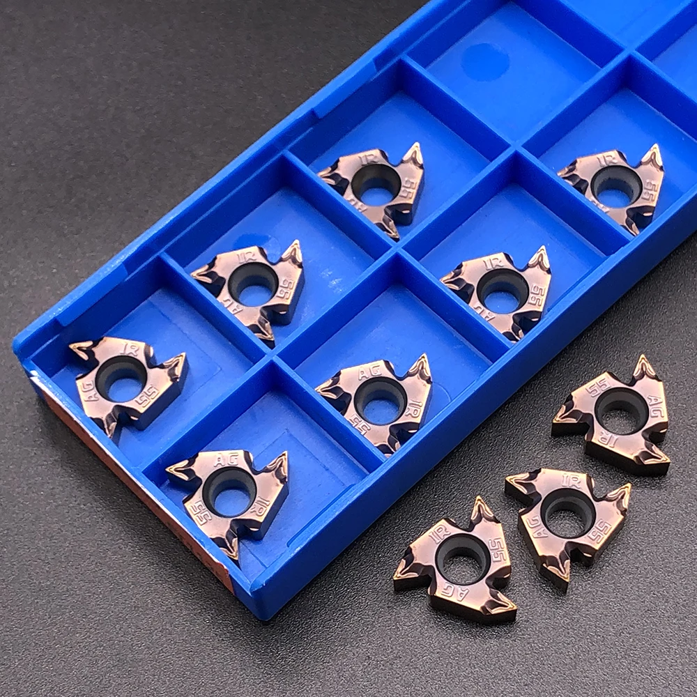 10 шт. RCKLCY 16IR M AG55 ISO FT1125 CNC вставка для внешней резьбы карбидная токарный станок