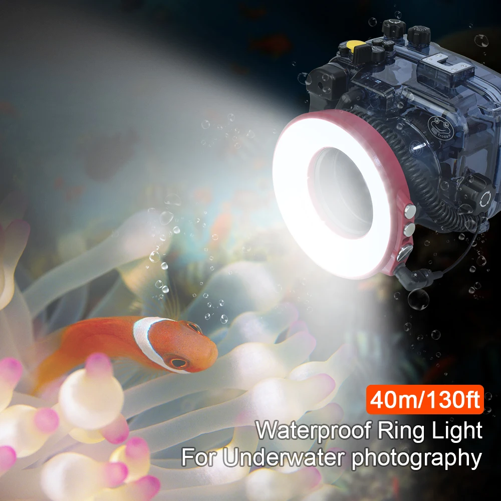 SL-108 кольцевой светильник для вспышки 40 м 67 мм интерфейс 3 цвета лампы с USB зарядкой