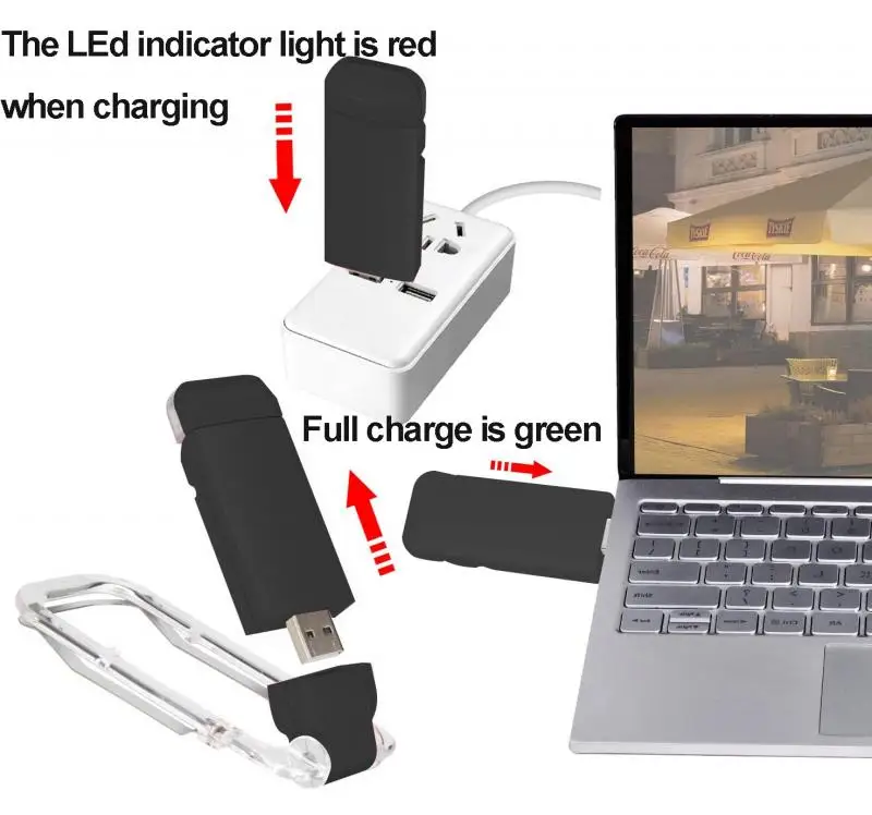 

New LED Night Reading Book Light Switch Button Direct USB Bedroom Night Light Study Reading Officeout Outdooor Atmosphere Lamg
