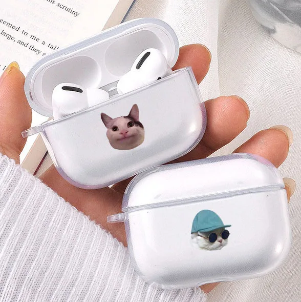 Прозрачный защитный чехол для наушников Airpods 3 1 2 | Электроника