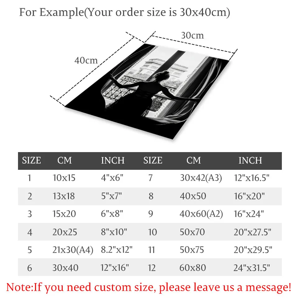 Модный скандинавский плакат Картина на холсте фотография Париж настенные