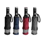 Перевернутый зонт для путешествий с креативсветодиодный светодиодсветильник вспышкой, 10 ребер, автоматический зонт с ручкой для взрослых