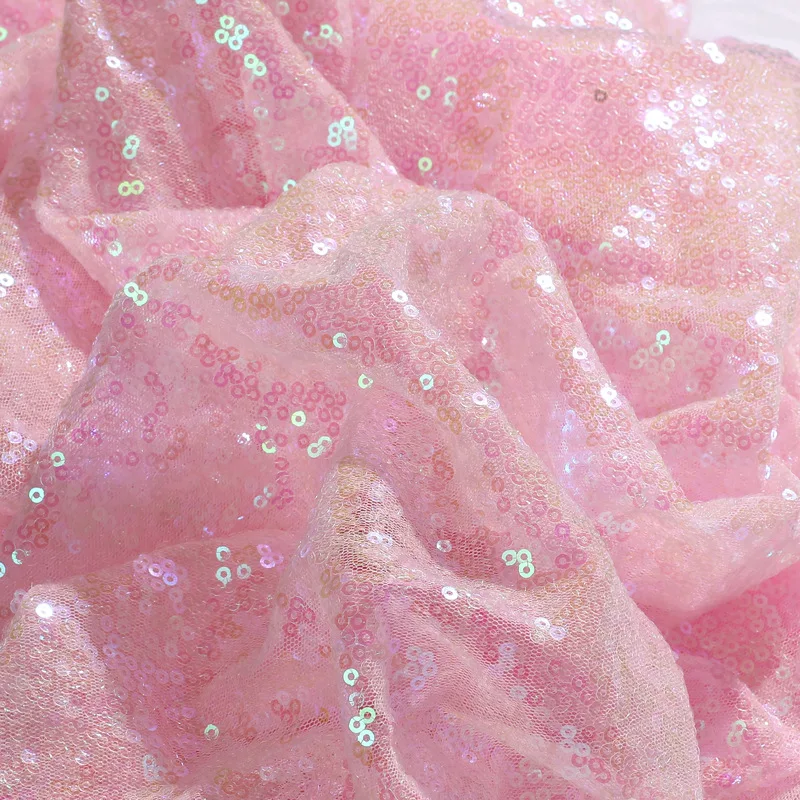 Ткань с разноцветными блестками блестящие пайетки блестящая ткань Wholesaleabl для