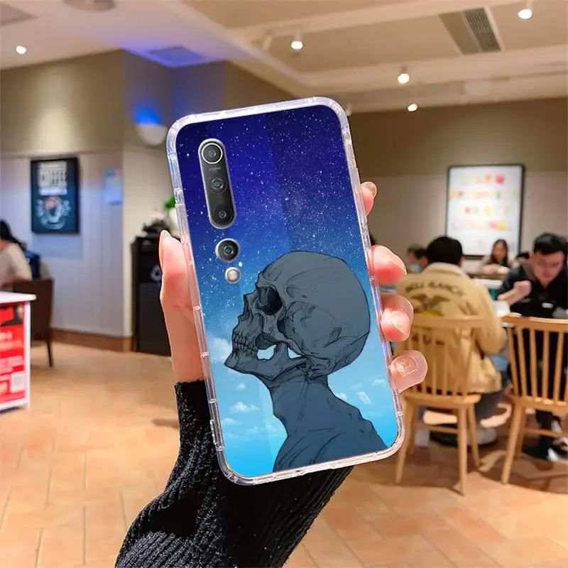 

Trend Skeleton Phone Case For Samsung s4 s5 s6 s7 s8 s9 s10 s20 a51 a71