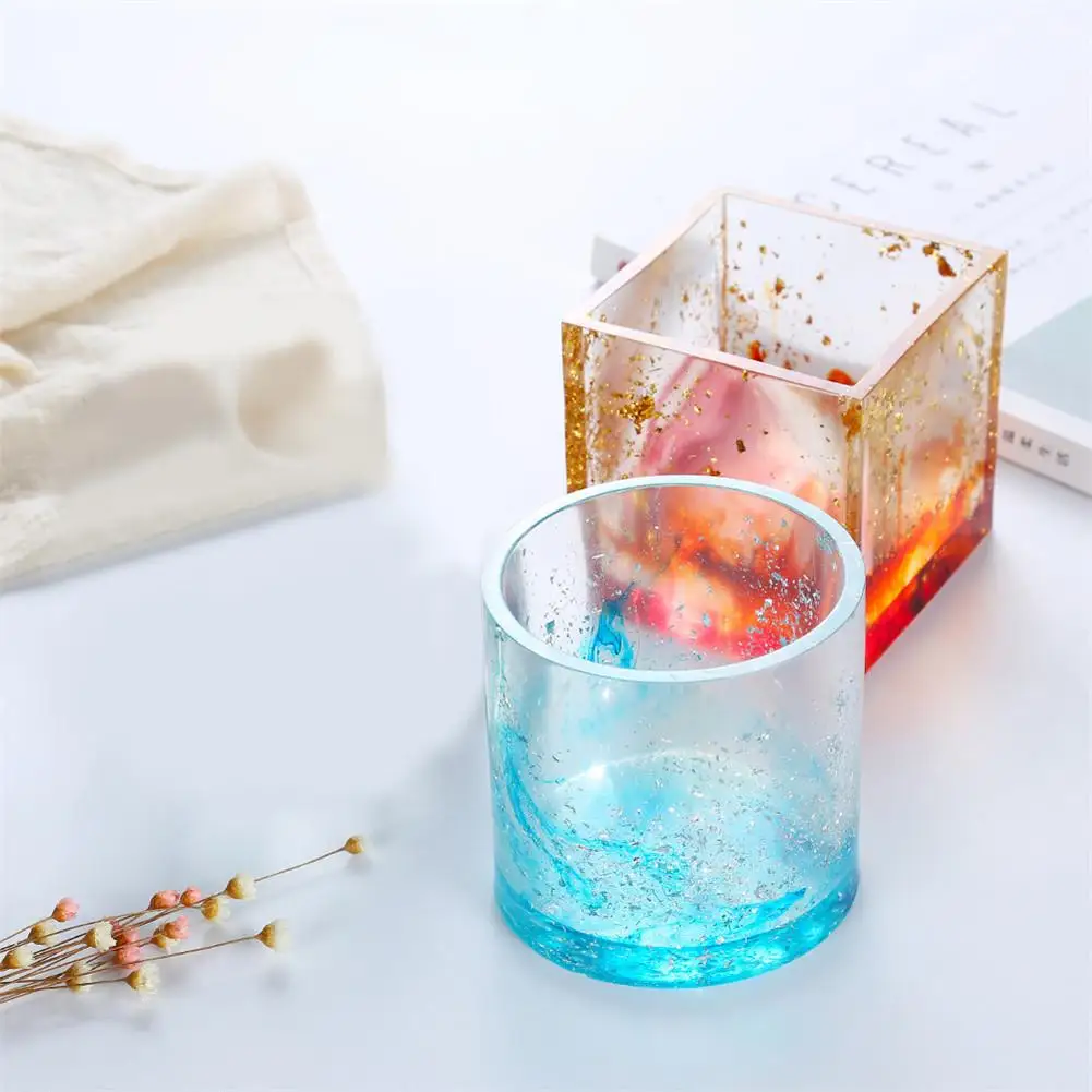 Квадратный круглый держатель для ручек форма в скандинавском стиле