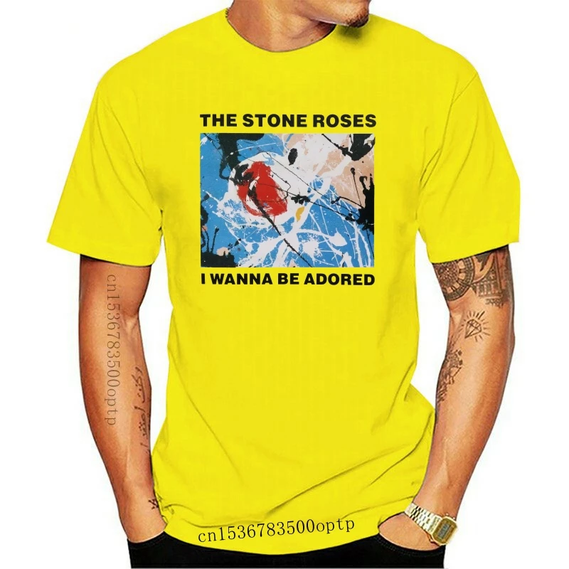 

New Official The Stone Roses Wanna Be Adored T-Shirt Grey Begging You Second Coming Cotton Tee Shirt Funny Design