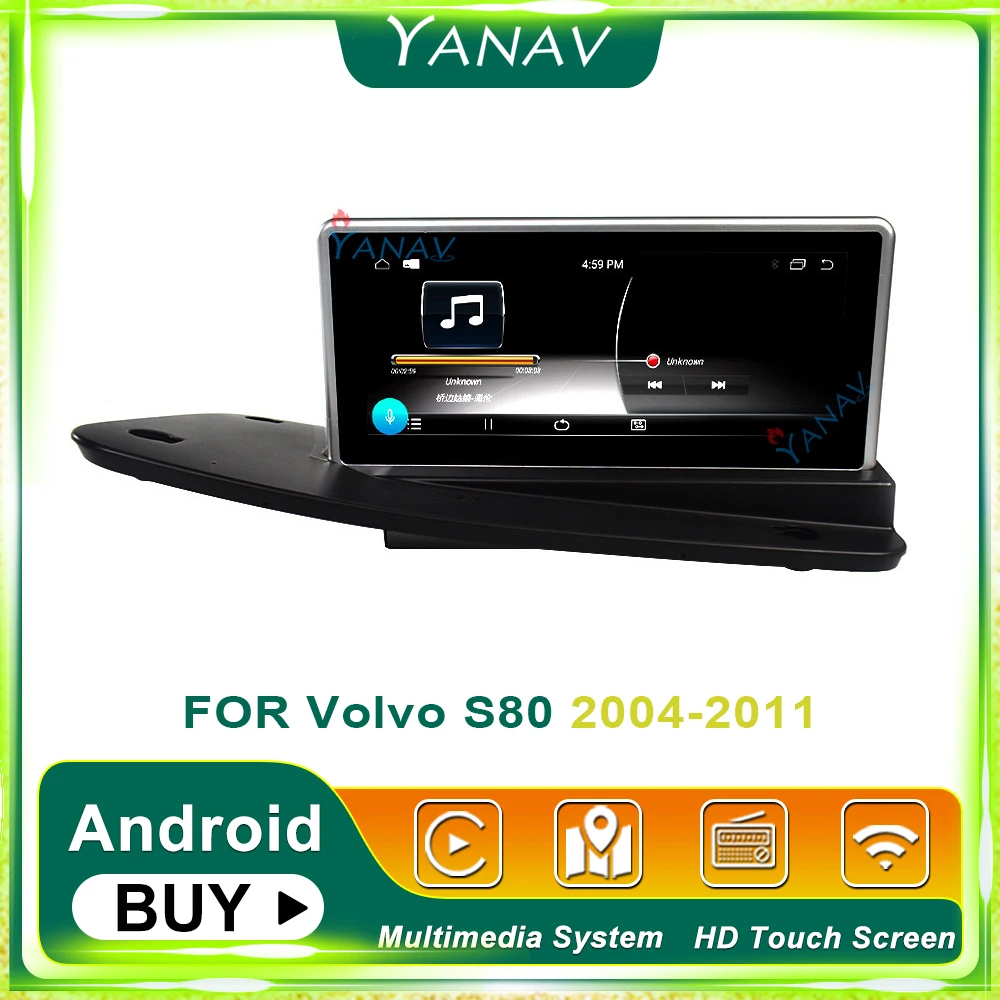 

PX6 Car Radio Android Stereo Receiver For-Volvo S80 2004-2011 Car Video GPS Navigation Multimedia System MP3 Player Head Unit
