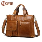 JOYIR винтажная сумка-мессенджер из натуральной кожи, портфель для мужчин 15 дюймов, сумка для ноутбука, кожаная офисная сумка на плечо для мужчин, мужская сумка, 2021