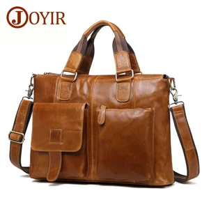 JOYIR винтажная сумка-мессенджер из натуральной кожи, портфель для мужчин 15 дюймов, сумка для ноутбука, кожаная офисная сумка на плечо для мужчин, мужская сумка, 2021