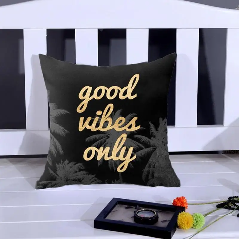 

Gold Leaves Fall Scene Cushion Cover Sofa Throw Pillowcase Car Super Fashion Home Decorative Car Cushion Cover 45*45cm