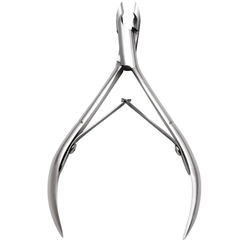 

Full Mirror Light High-end Dead Skin Scissors Nail Tool Stainless Steel Piercing Pliers Custom Peeling Barbed Beauty Scissors