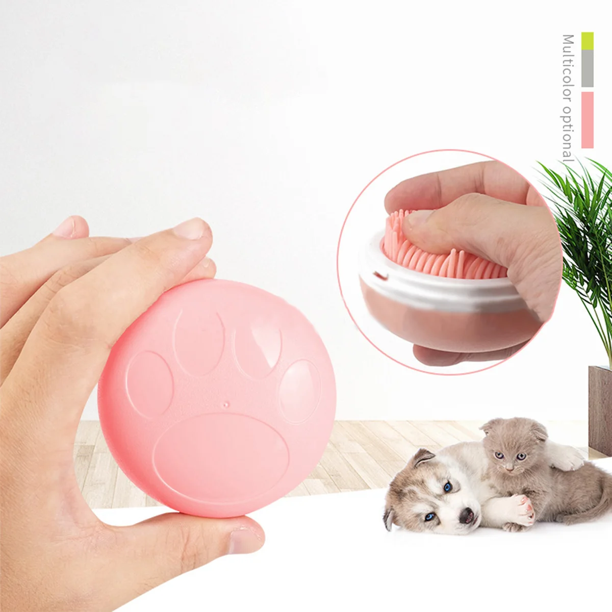 Pet ванны щетка для домашних животных собак кошек мытья гребень резиновые