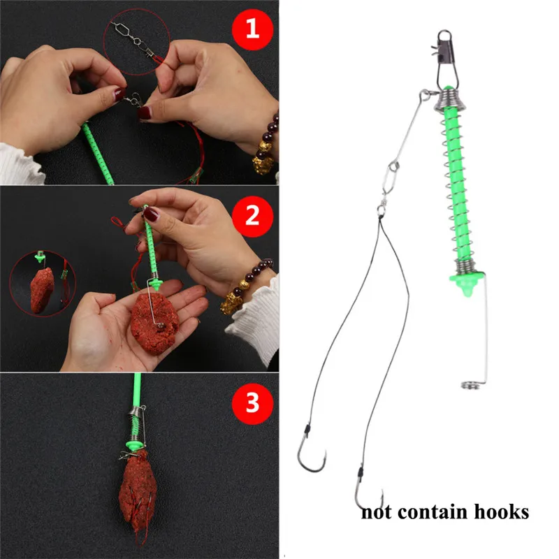 Автоматическая рыбалка двойной крючок выталкивание Ленивый Универсальный Полный скорость все Водные Аксессуары для рыбалки