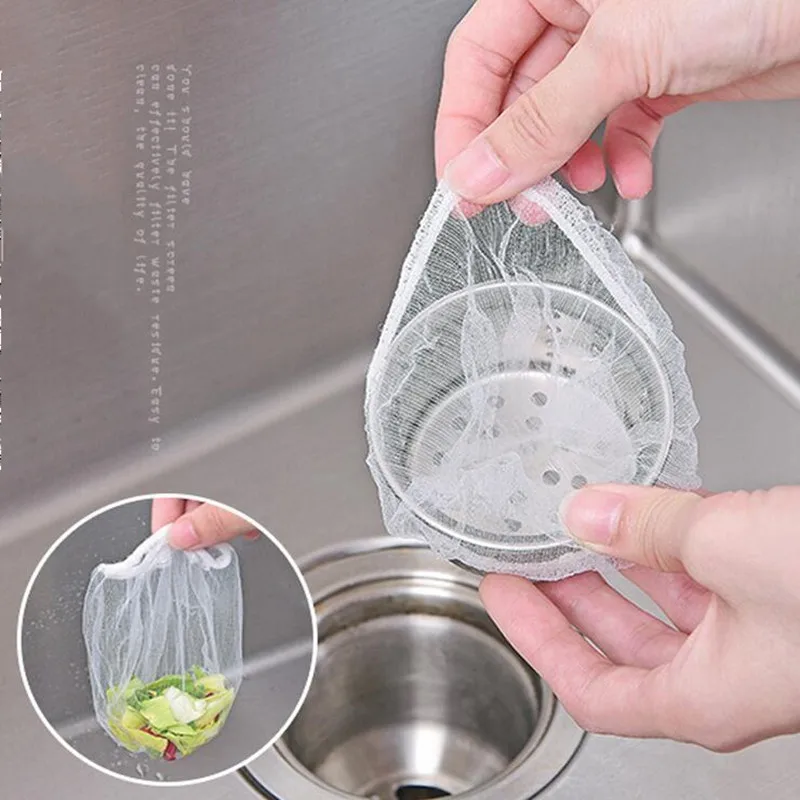 

Sink Strainer Bag Disposable Mesh Strainers Draining Bags Prevent The Sink From Clogging Filter Bag for Kitchen and Bathroom