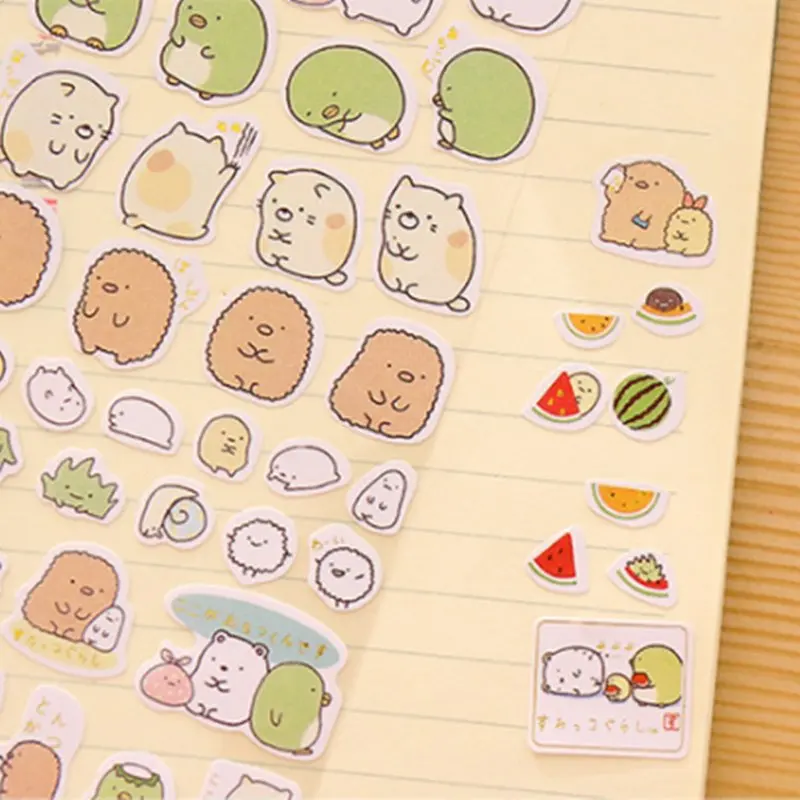 1 шт. Kawaii уголки для скрапбукинга наклейки ежедневника ярлык дневник