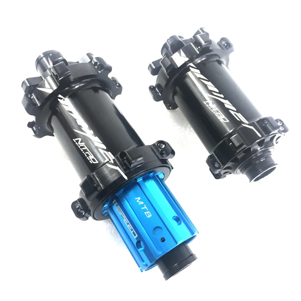 Light Yuniper boost Straight pull MTB hubs 6 bolts disc brake XC front 110x15 rear 148x12 freehub Shim10s 11s mountain bike hub | Спорт и