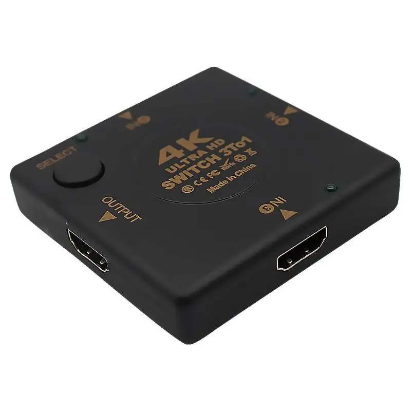 3 порта 4 к HDMI коммутатор видео аудио сплиттер конвертер Поддержка x 2 HDTV 3DTV выход