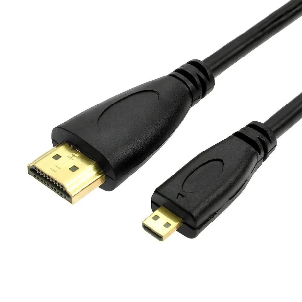 

2021 Новинка 1 м 1,5 м 5 м 10 М V1.4 штекер-штекер HDMI-совместимый с Micro HDMI кабель 1080p для HDTV PS3 XBOX 3D
