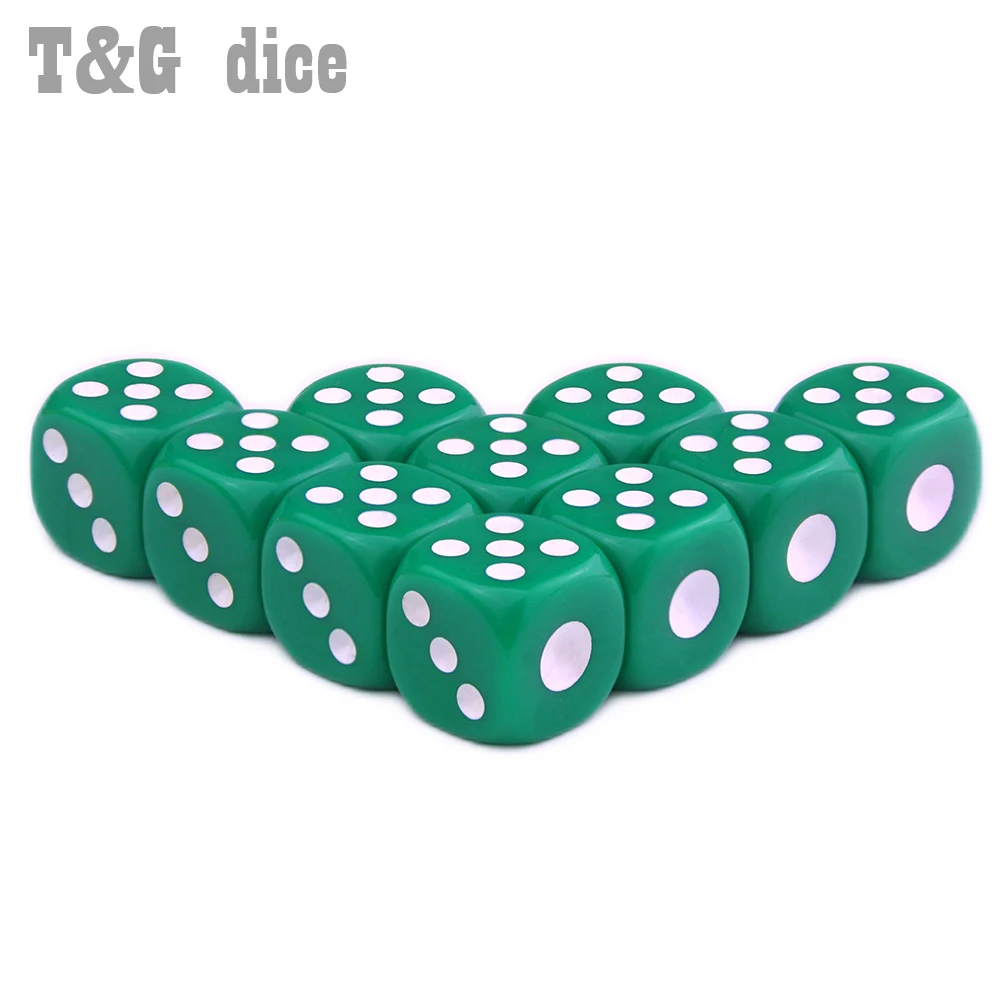14*14*14mm 6 Colors Casino d6 Dice with standard dots drinking gambling novelty dice for entertainment Board Game | Спорт и