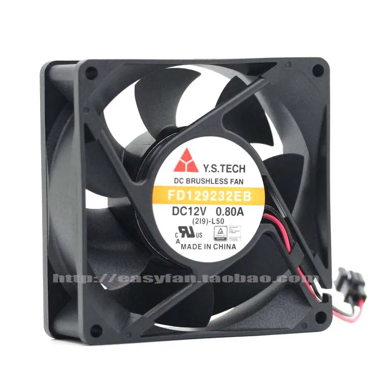 

Original yuanshan y.s. tech fd129232eb9cm903212v0.80a inverter fan.