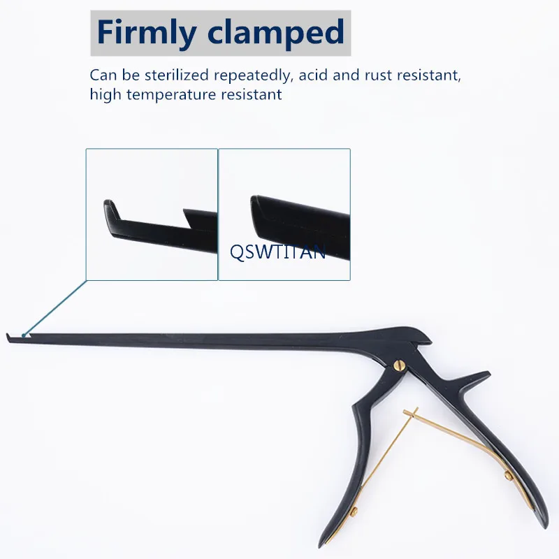 Rongeur-Instrumento ortop&eacute;dico para veterinaria, instrumento negro de 130 grados de acero inoxidable largo de 230mm-3