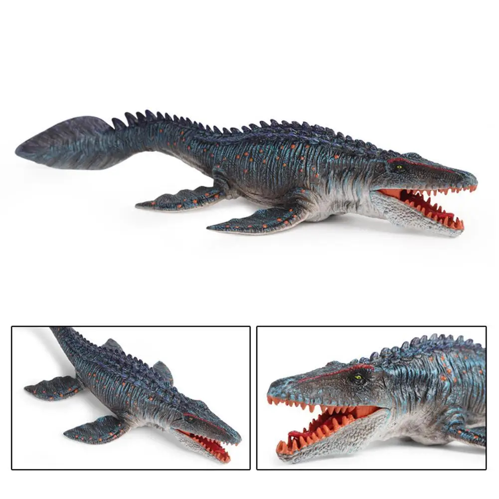 

Dinosaur Toy Submarine Mosasaur Liopleurodon Plastic Simulation Dinosaur Model Marine Decoration Animal J9H3