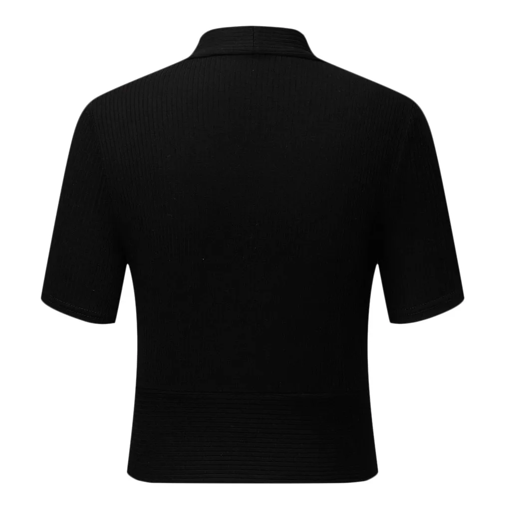 

Women's Solid Color T-Shirt Short Sleeve Sexy Deep V-neck Tops Low-Cut Top Ladies Casual Slim Summer Wild Base Daily Shirt Tops